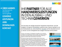 Tablet Screenshot of hannes.biz